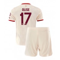 Echipament fotbal Bayern Munich Michael Olise #17 Tricou Treilea 2024-25 pentru copii maneca scurta (+ Pantaloni scurti)